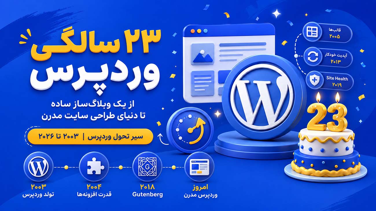 تولد 23 سالگی وردپرس
